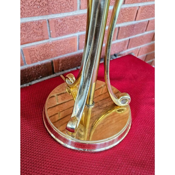 Vintage Hollywood Regency Ostrich Egg Lamp In The Style Of Maison Jansen - Picture 2 of 7